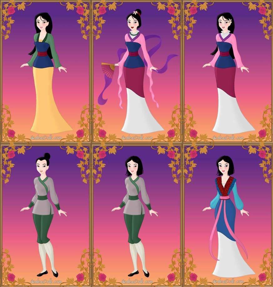 Mulan Rbti Mulan's Wardrobe by LadyAquanine73551 on DeviantArt