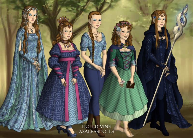 Basic Medieval Races Me as all the races of Middle Earth by LadyAquanine73551 on DeviantArt