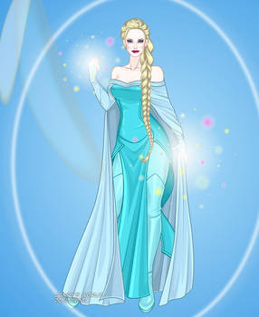 Queen Elsa as a Superhero