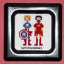 Superhusbands Pixel People Cross Stitch