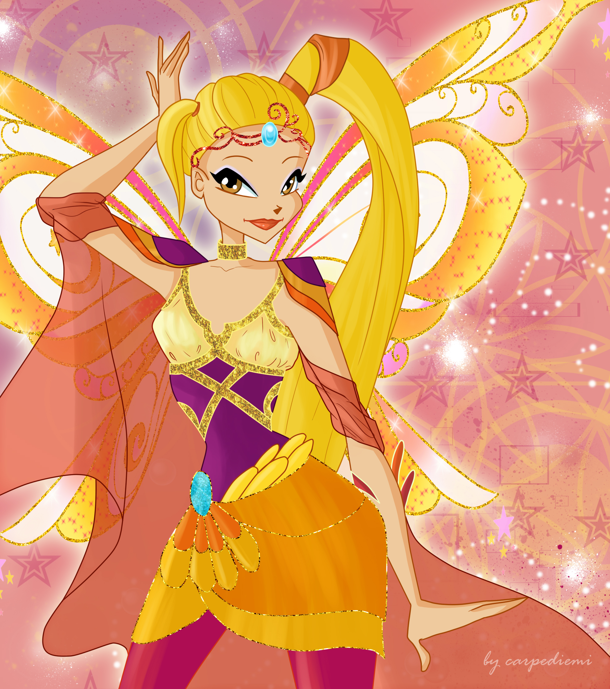 Winx club 6 season Stella Bloomix by carpediemi on DeviantArt