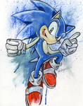 Sonic The Hedgehog by LukeFielding