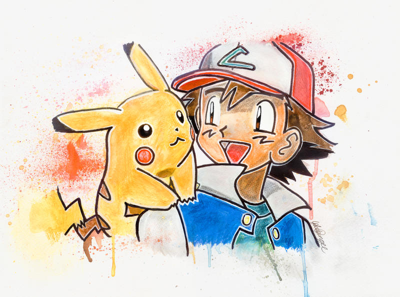 Ash And Pikachu By LukeFielding On DeviantArt ash-and-pikachu-by-lukefielding-on-deviantart
