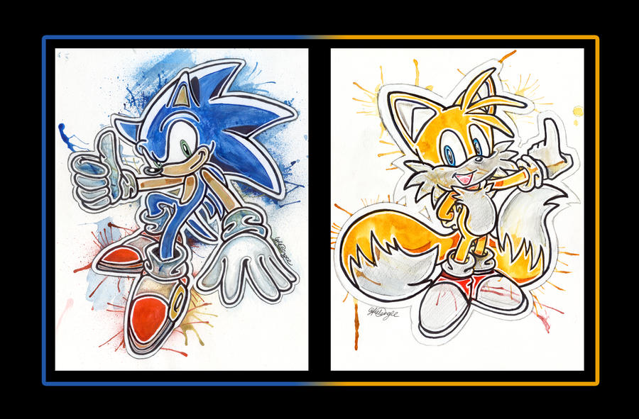 Sonic and Tails by LukeFielding on DeviantArt