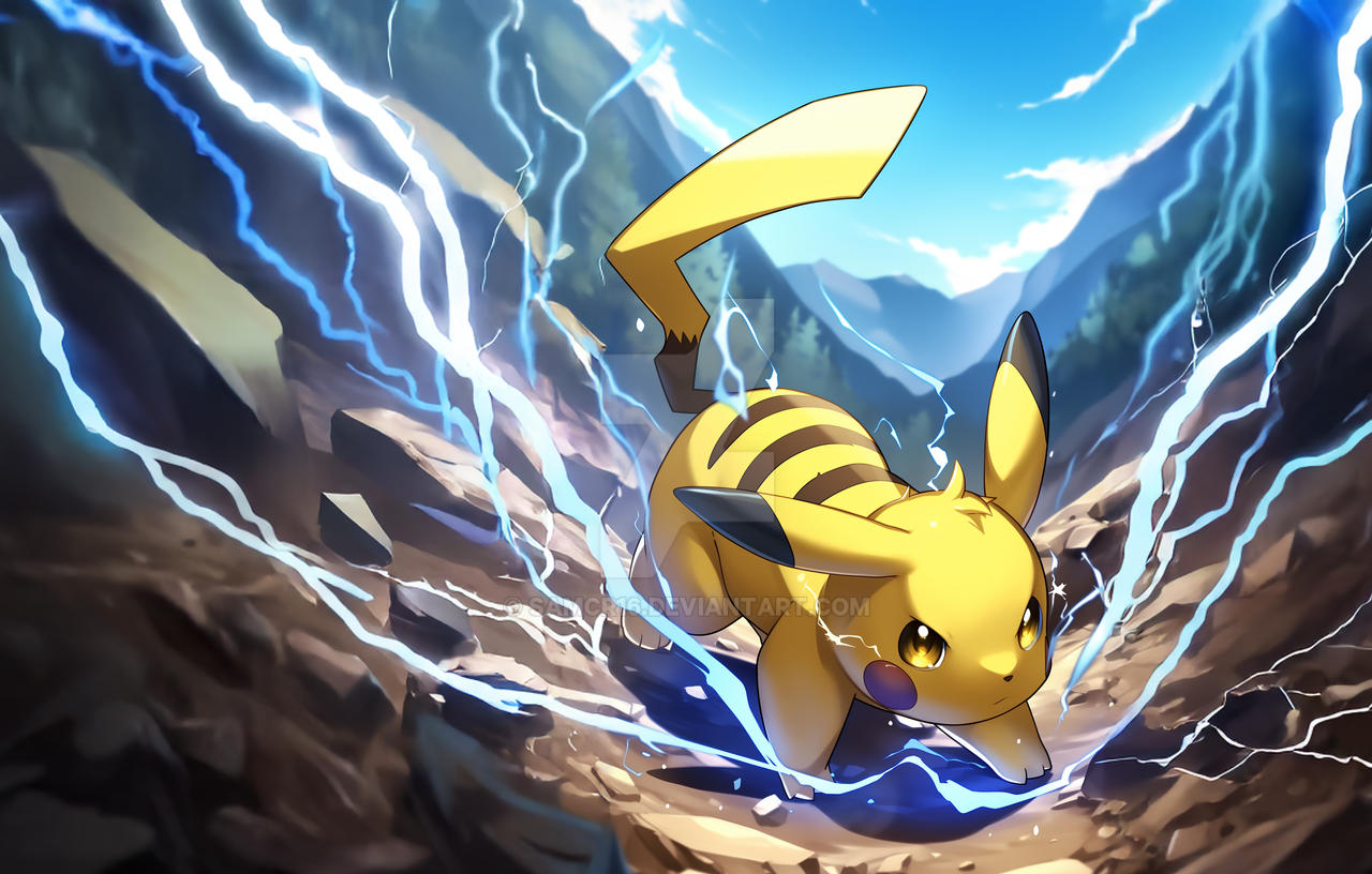 Thunderbolt attack!! by samcr16 on DeviantArt