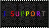 'Think About It' Support Stamp