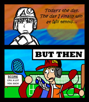 Wii Tennis.