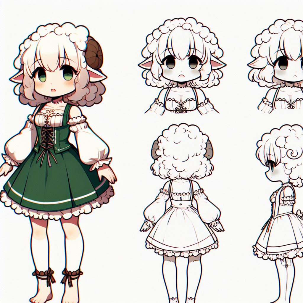 Sheep girls in Mieders by PhuramAIart on DeviantArt
