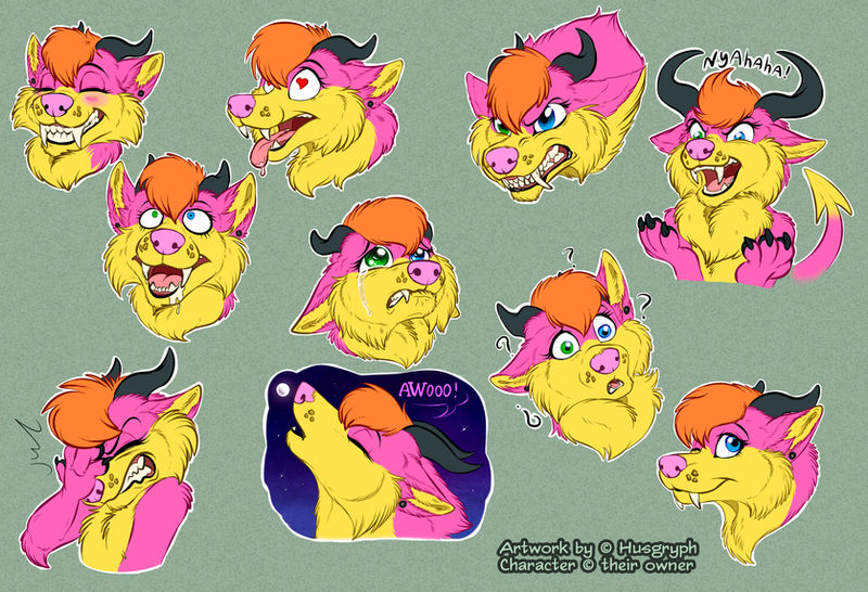 Tg Sticker TG Stickers-comm by Husgryph on DeviantArt
