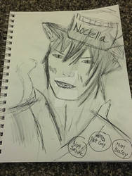 NEKO NOCTIS WITH NOCTELLA HAT AND PINS