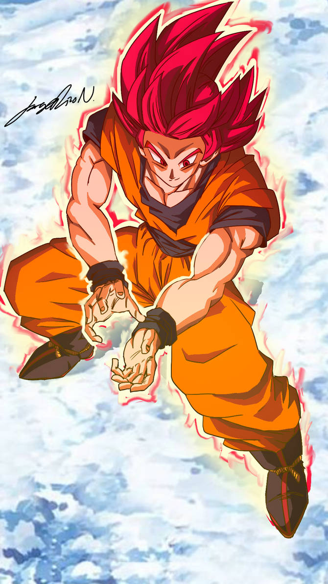 SSG Goku Saiyan Saga by grifinstation on DeviantArt