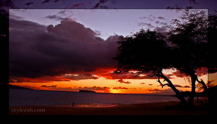 Big Beach Sunset, Maui