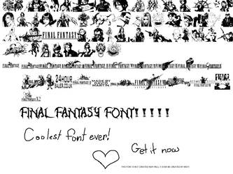 Fnal fantasy elements font