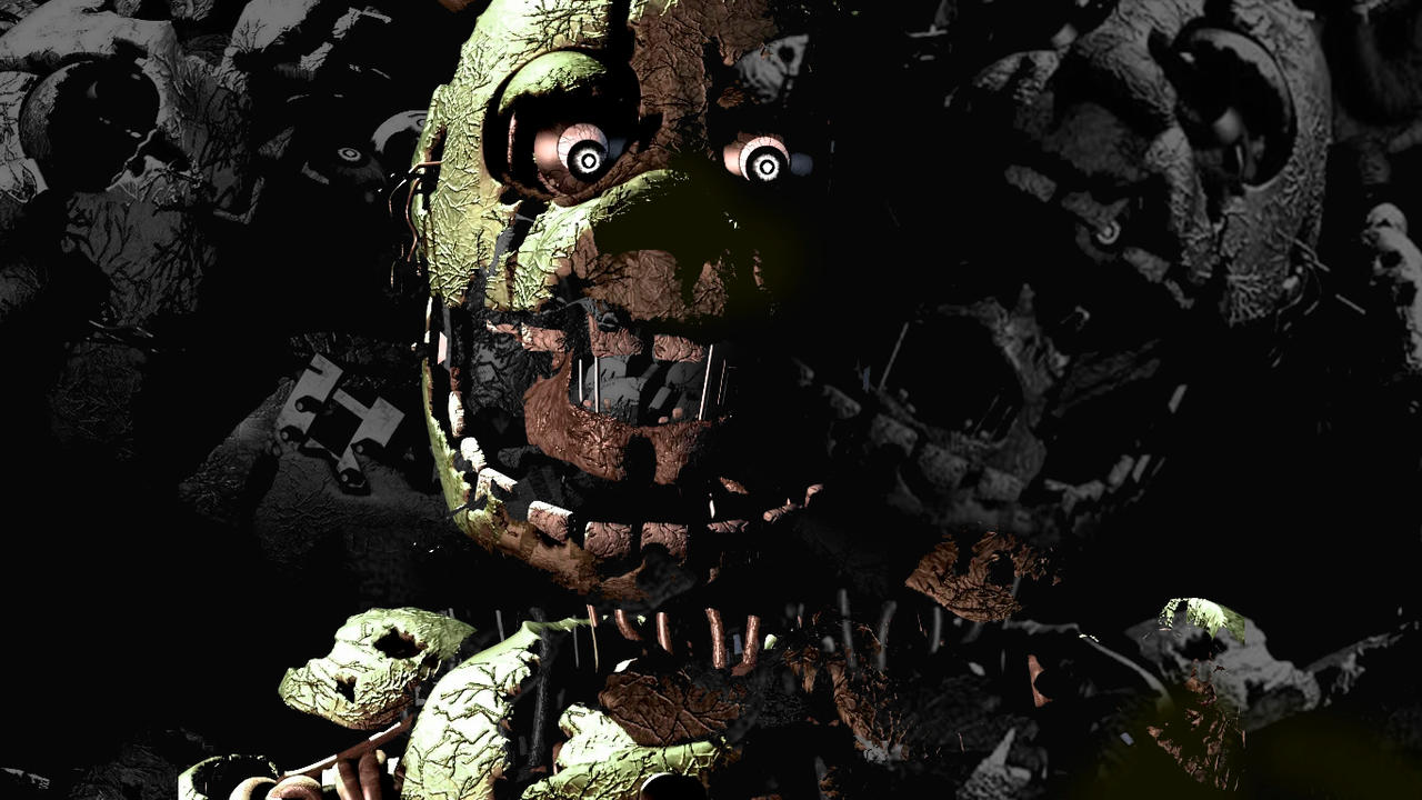 Left Behind Springtrap SpringTrap by CREEPYV on DeviantArt