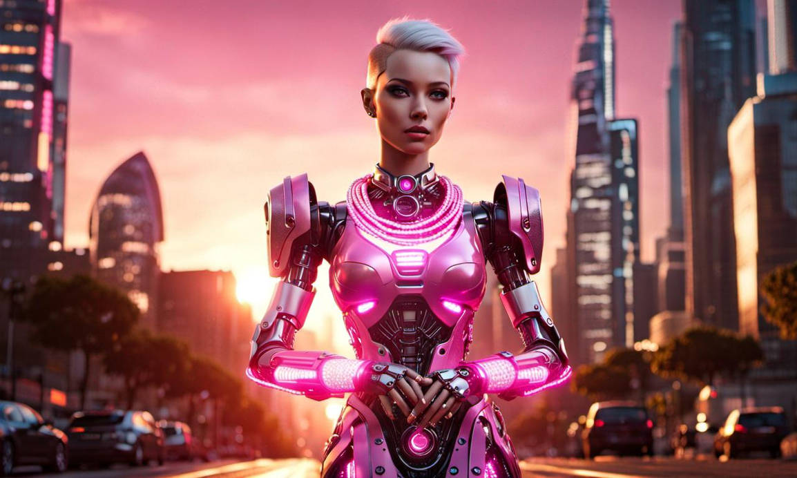 Pink Cyborg 14 by CatmanDUU on DeviantArt