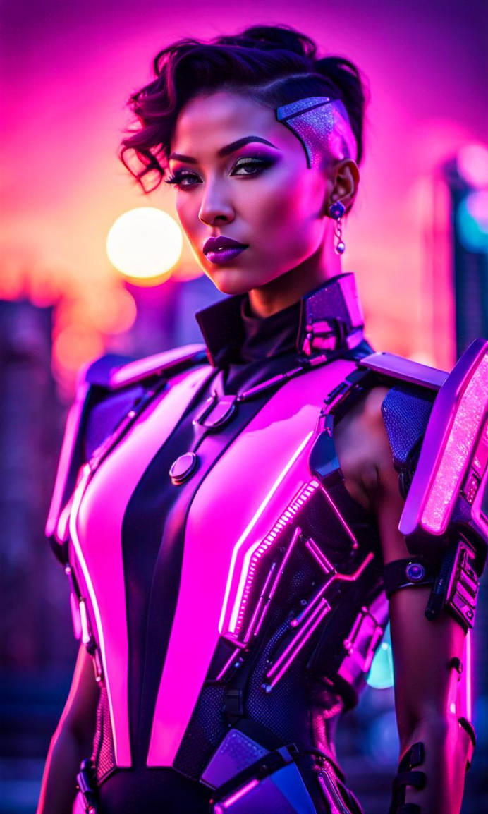 Pink Cyborg 19 by CatmanDUU on DeviantArt