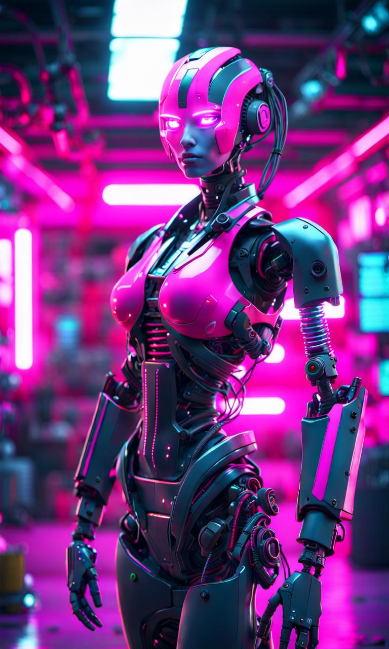 Pink Robot 19 by CatmanDUU on DeviantArt