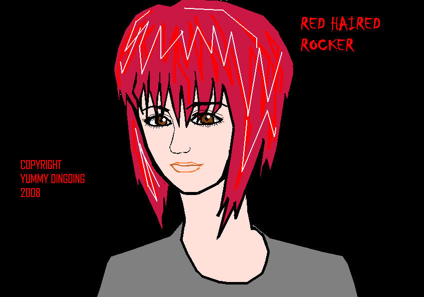 Red Hair Rocker Red Haired Rocker by yummyrdingding on DeviantArt