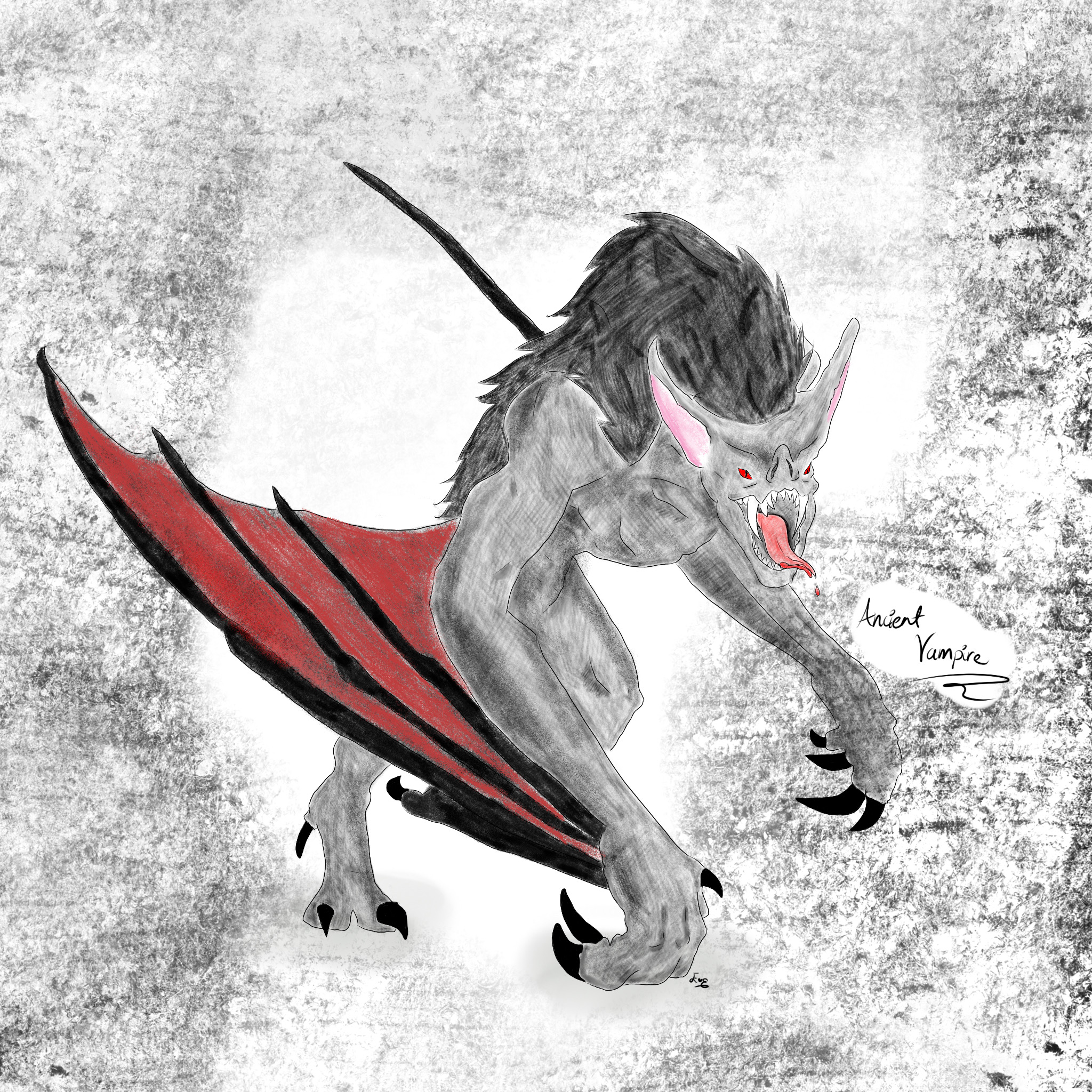 Vampire Beast Form by Emerringtonart on DeviantArt