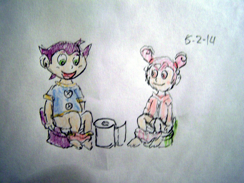 Deviantart Daniel Potty Deviantart Using the potty together by BlazeHeartPanther on DeviantArt