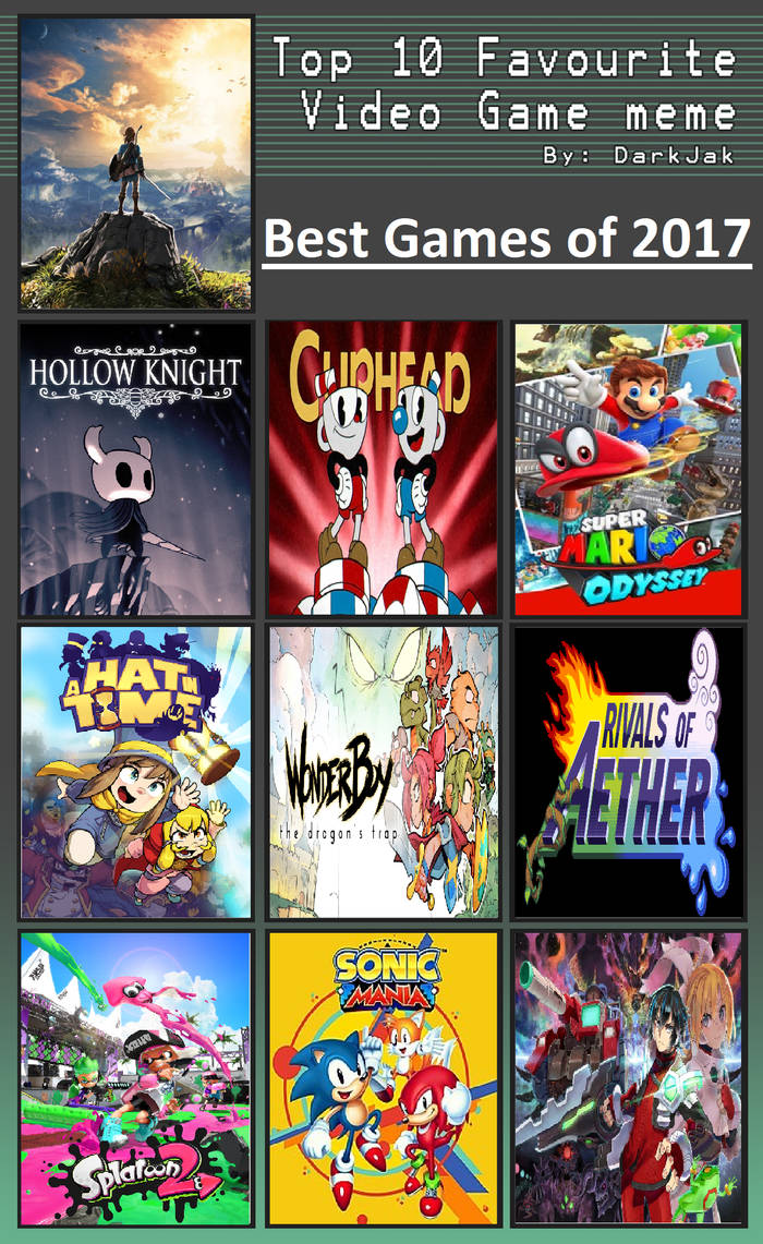 Chart: The Best Games of 2017