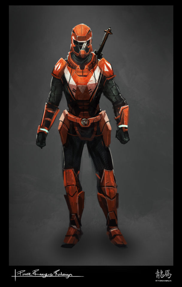 Power Rangers Redesign Sketch by ARTazi on DeviantArt