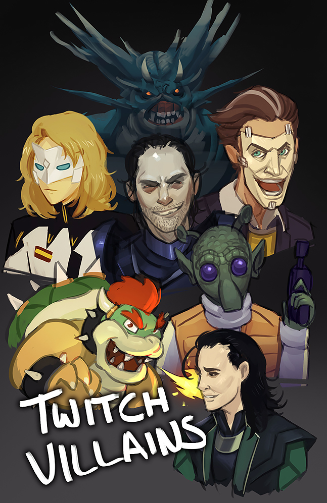 Twitch | Villian Art Request Stream