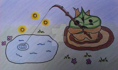 Makar is fishing