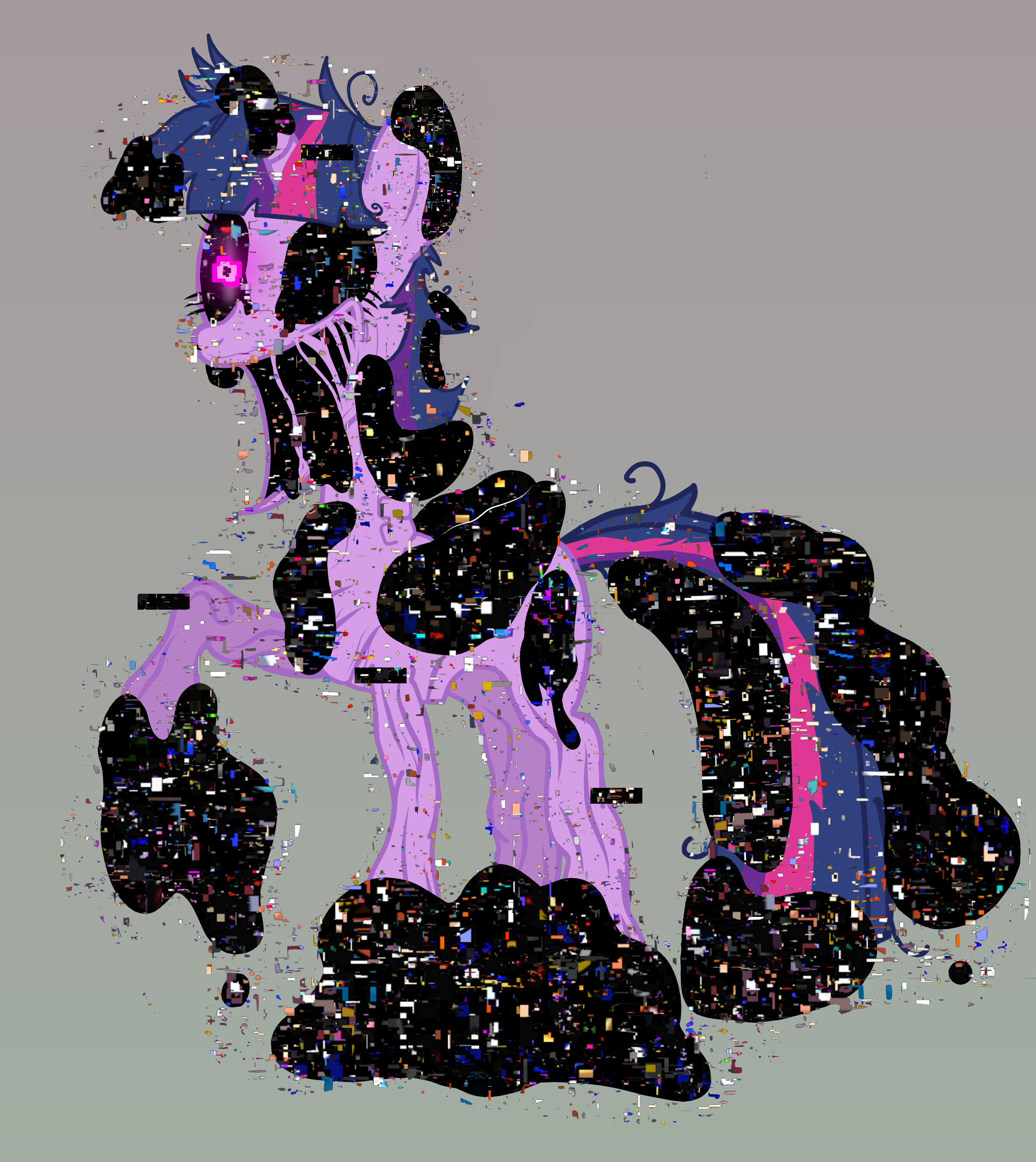 Pibbi-fied Twilight Sparkle (Repost) by ScorchingFlamesInc on DeviantArt