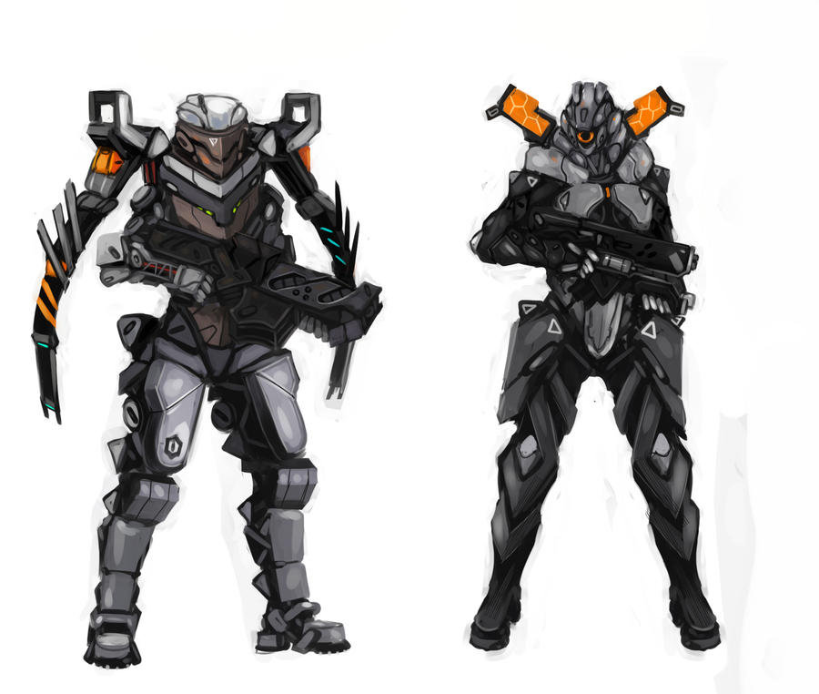 Deviantart Pack Armor Armor suits design by BettaRenard on DeviantArt