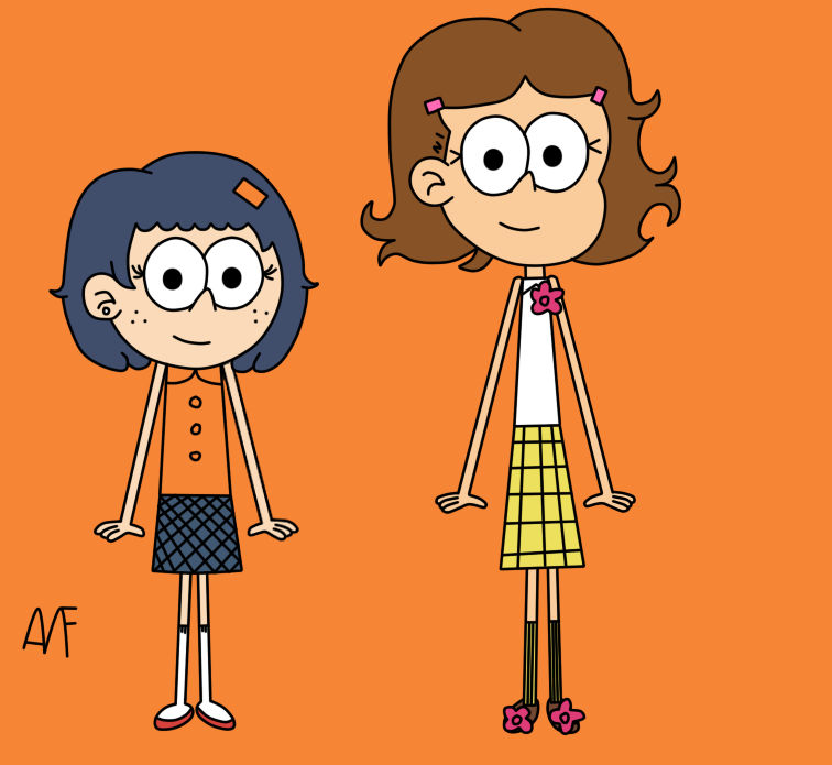 Erika As Linka Loud And Judy As Luan Loud by albertdario on DeviantArt