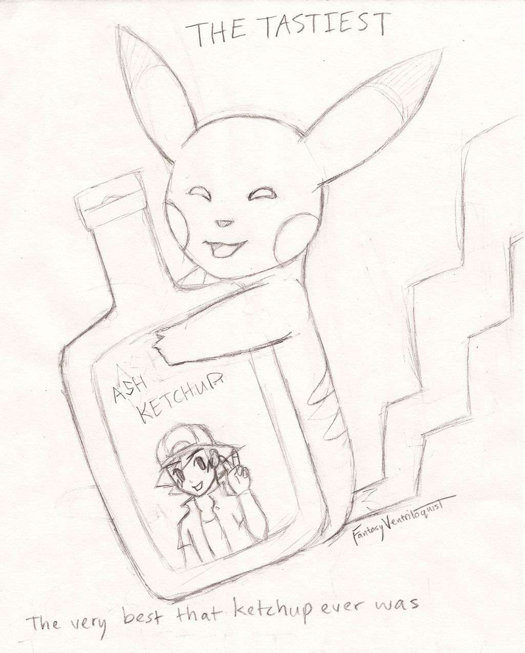 Ash Ketchup WIP by FantasyVentriloquist on DeviantArt