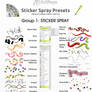 ArtRage Sticker Spray Presets: 'Sticker Spray'
