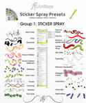 ArtRage Sticker Spray Presets: 'Sticker Spray'