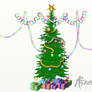 Artrage Sticker Spray Christmas Tree