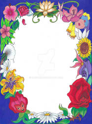 Disney Floral Frame