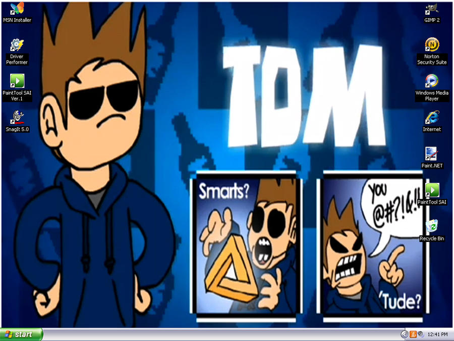 My background computer of tom by xNICKTHEHEDGEHOGx on DeviantArt