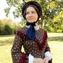 Autumn Day Dress circa 1855-1860