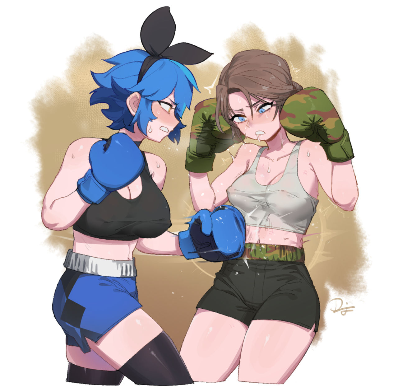 Bed Boxing Deviantart boxing comm by DifmanM on DeviantArt