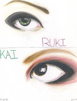 Ruki and kai eyes