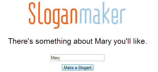 Mary slogans