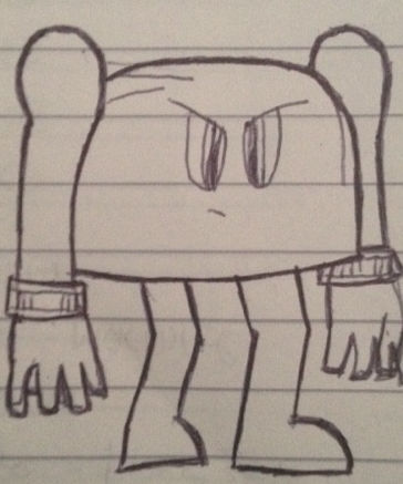 Simple Block Man Blockman Sketch by RichRadEx on DeviantArt