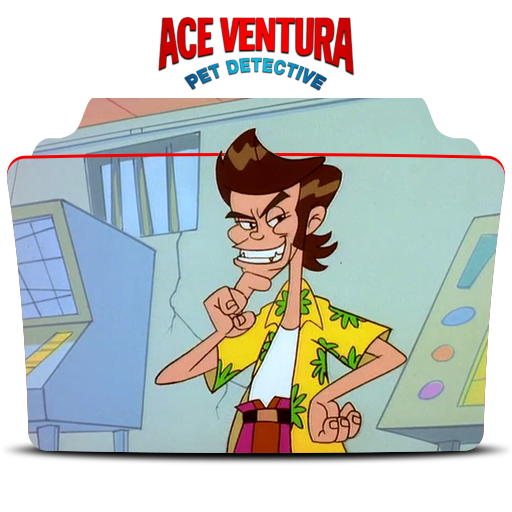 Ace Ventura Pet Detective Cartoon Icon Folder