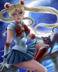 Sailor Moon by AbbeysHollow