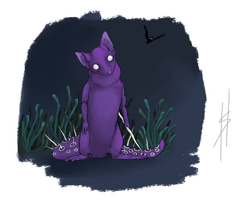 Rain World Spearmaster by TenebrianMenagerie on DeviantArt