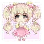[CLOSED]Adoptable Auction - Little Pink Fairy by lunanightborn