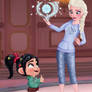 Vanellope and Elsa - Disney Royalty