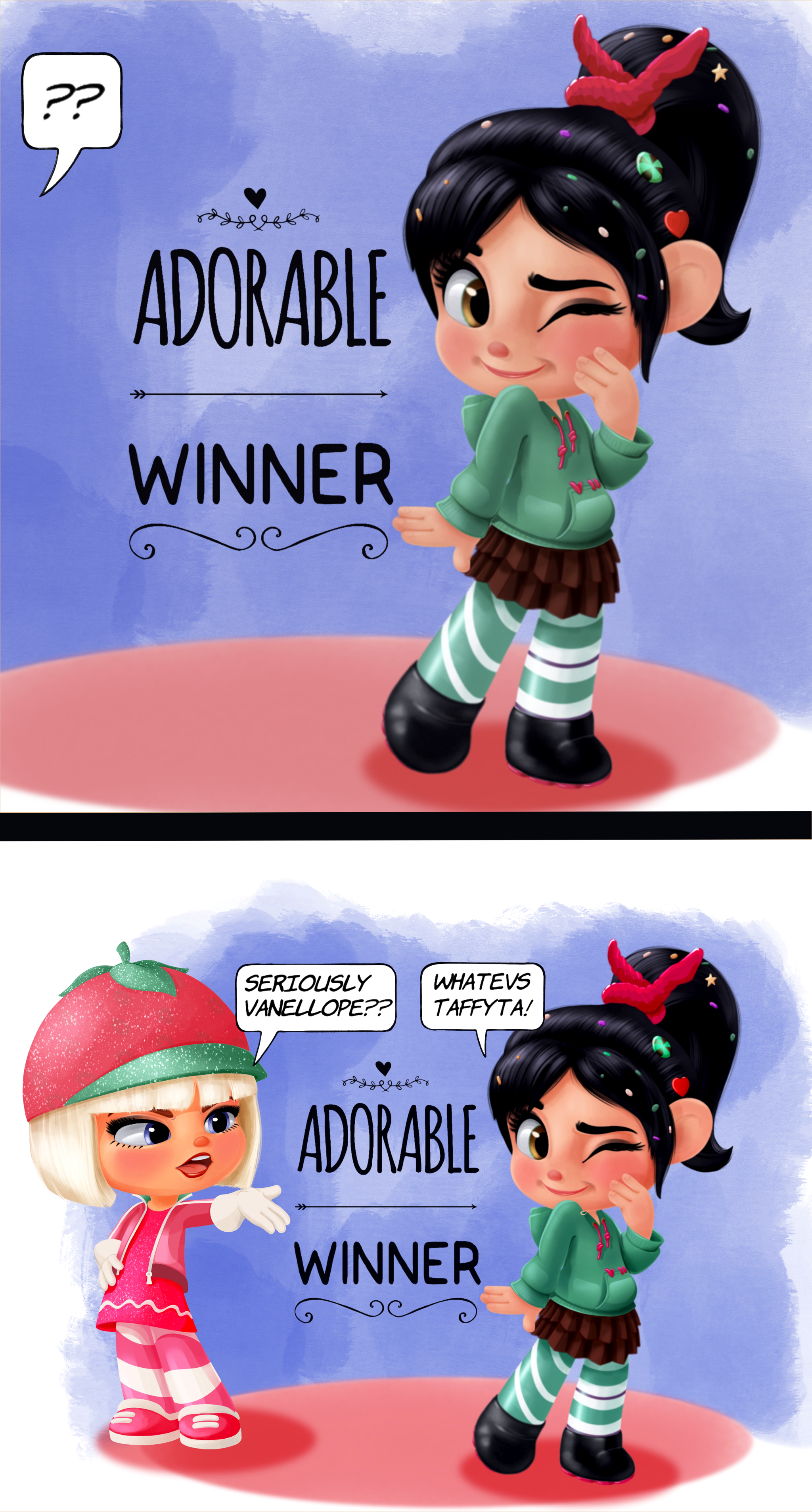 Taffyta and Vanellope - Princess Envy by artistsncoffeeshops on ...