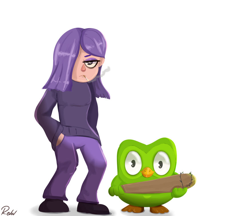 Duolingo by Revovdrawings on DeviantArt