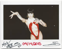 #1 EXCLUSIVE VAMPIRELLA POLAROID